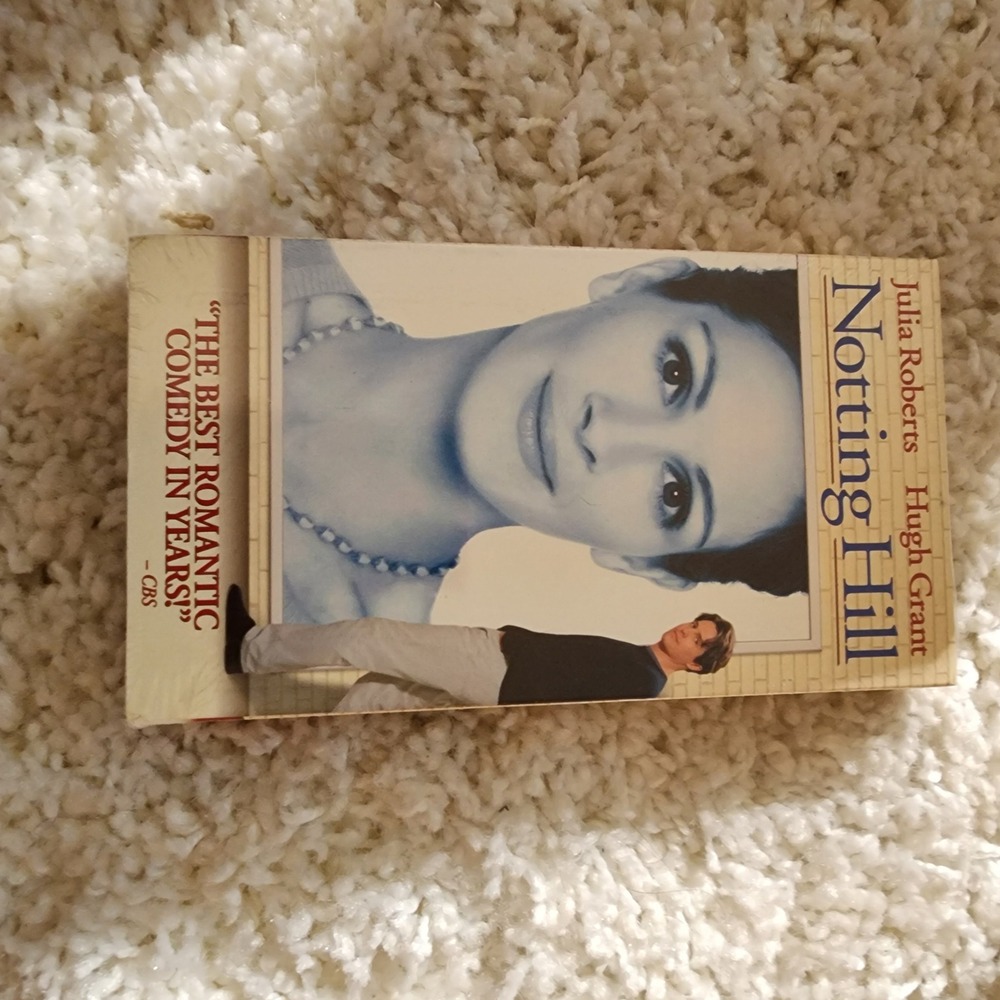 Notting Hill VHS Julia Roberts Hugh Grant Romantic‎ Comedy Movie Tape Sealed
